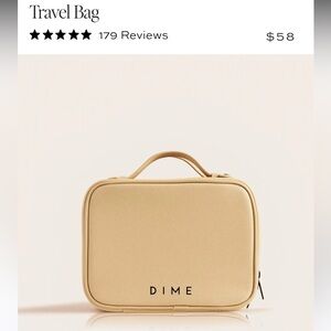 Dime beauty Travel Organizer Bag tan